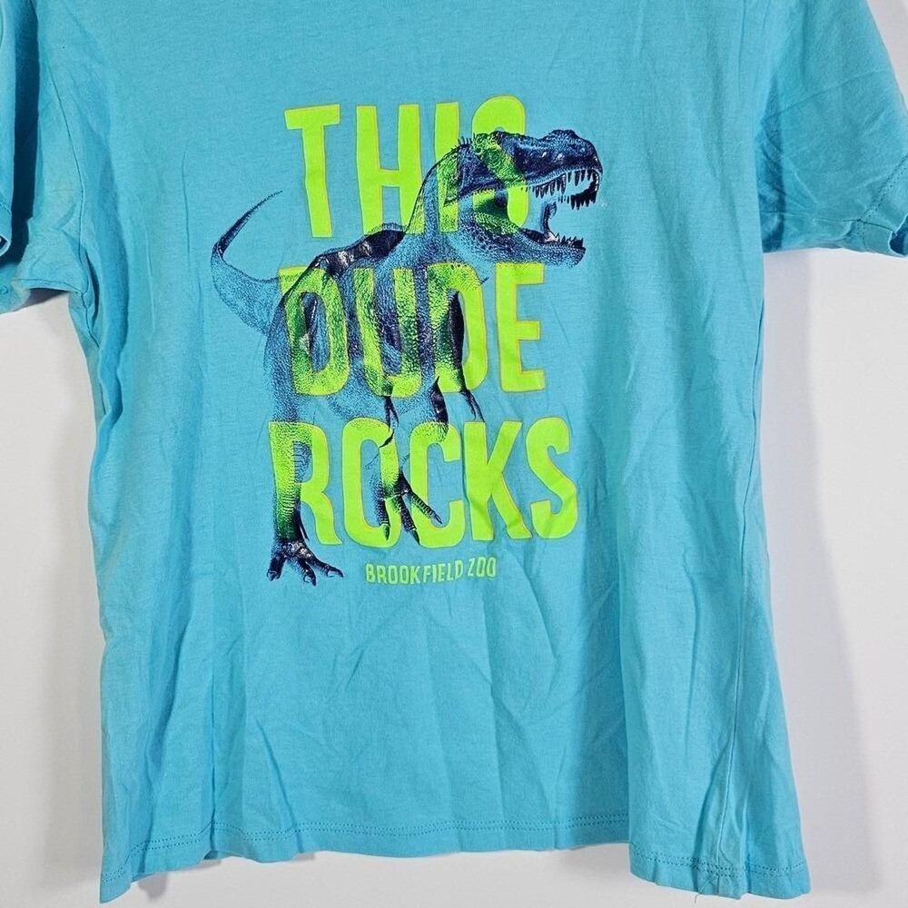 Source-unknown Blue and Green T-shirt